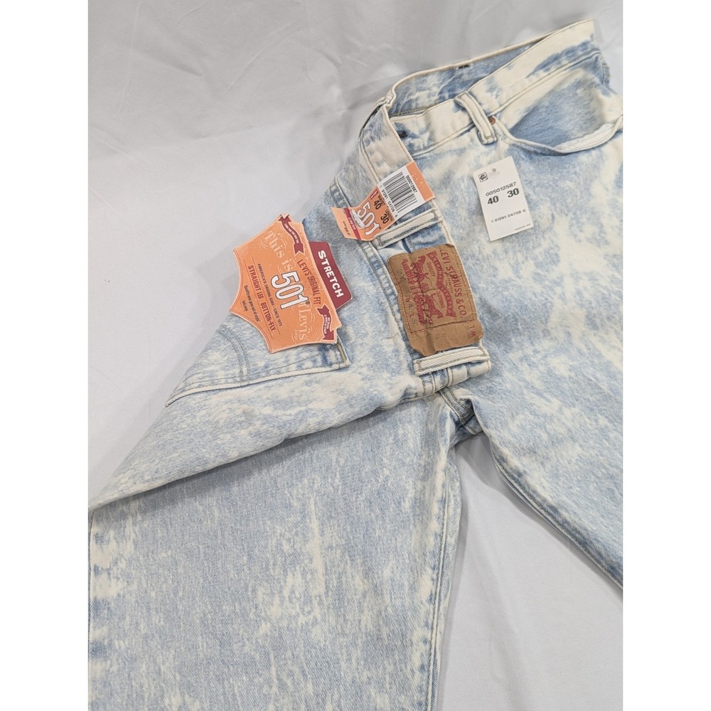 DEAD STOCK NWT Levis 501XX Jeans VINTAGE 40x30 PRE SHRUNK BLUE‎ STONE WASH